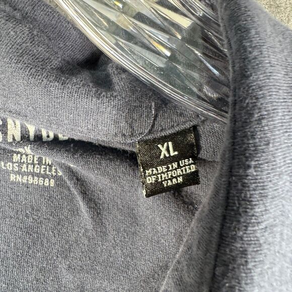 Todd Snyder Shirt Mens XL Blue Long Sleeve Premium Jersey Button Up Casual - Picture 4 of 10